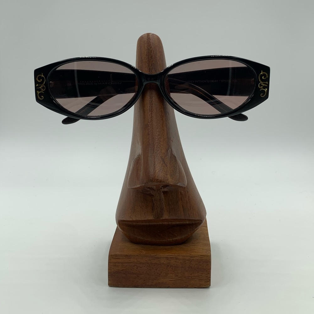 Tres Jolie Very Pretty Black Oval Sunglasses Frame